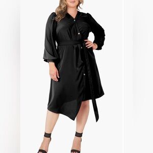 Chic Black Long Sleeve Dress